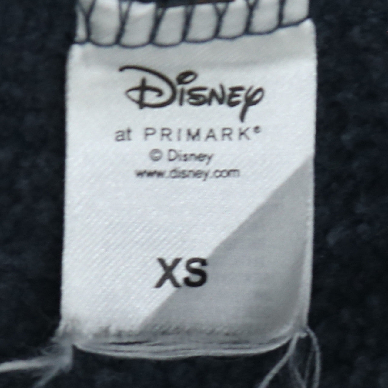Disney Primark Womens Black XS Pullover Hoodie with Mickey Graphic