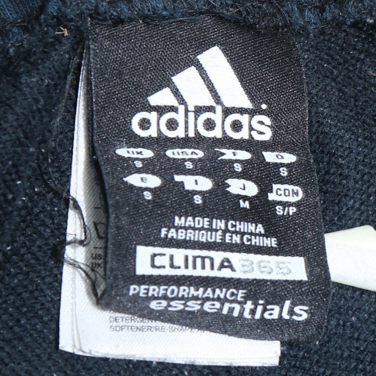 Mens UK Size S adidas Regular Fit Sweatpants Black Trousers