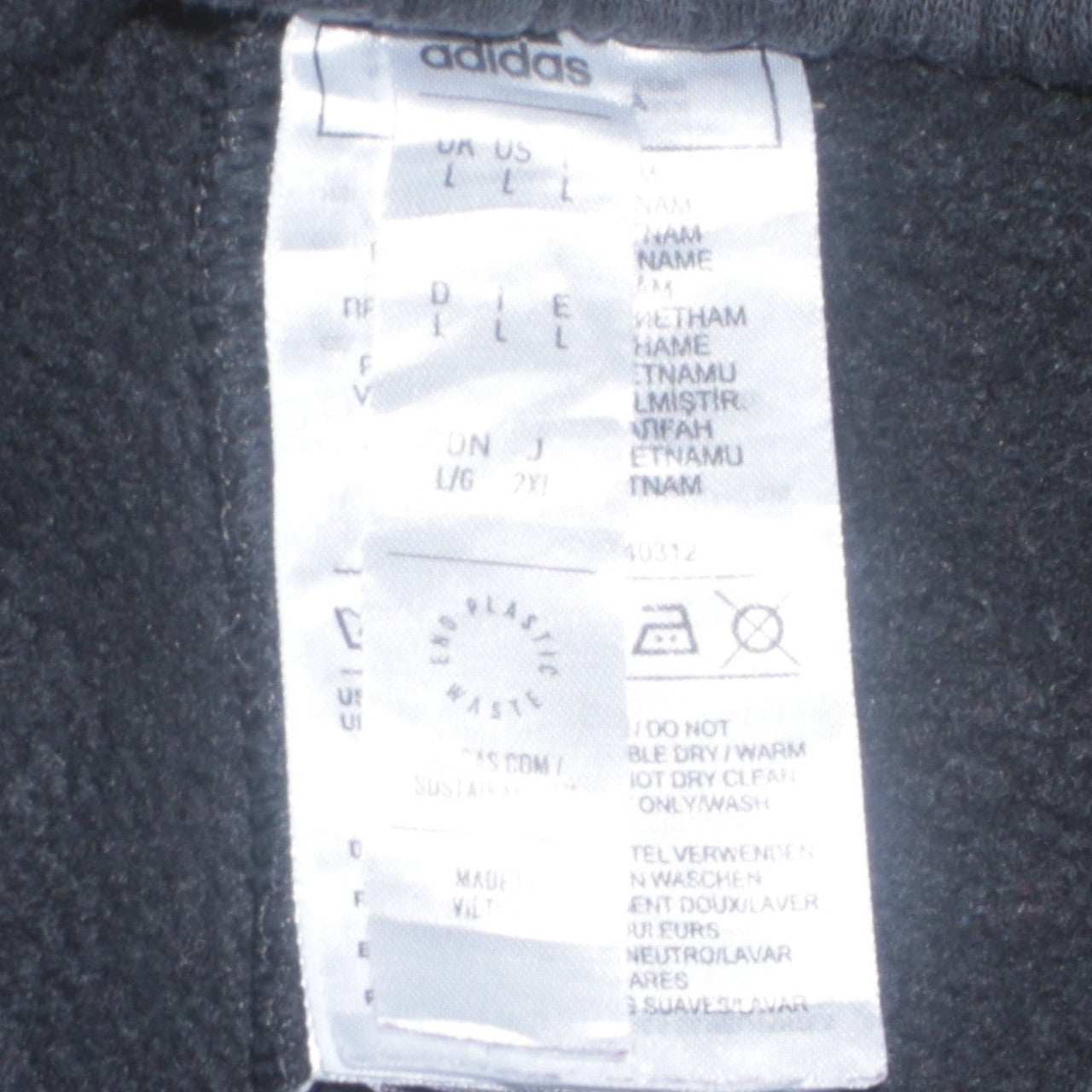 Adidas Men’s Blue Sweatpants L Tapered Fleece Casual Sports