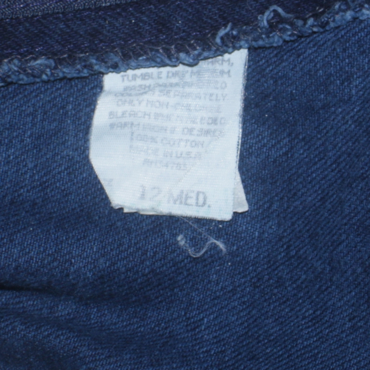 Lee Womens Blue Size 12 High Rise Mom Jeans Vintage Denim