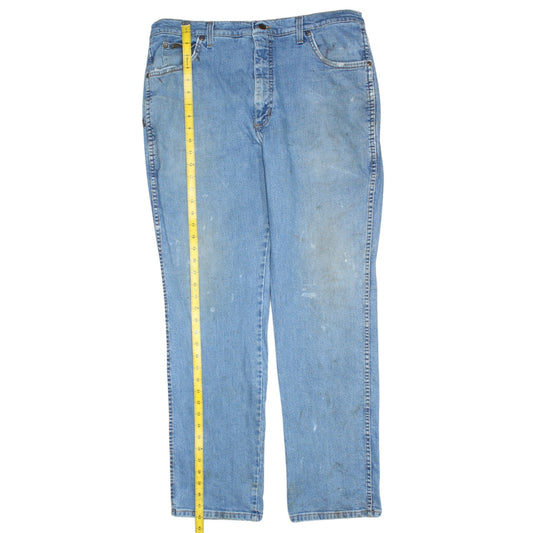 Wrangler Men’s Blue Straight Jeans 40W x 32L Texas Stretch Denim