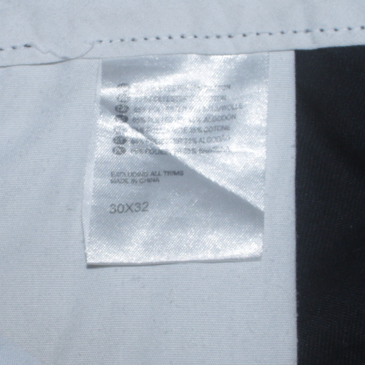 Dickies Men’s Black 30x32 Chino Work Trousers Straight Leg