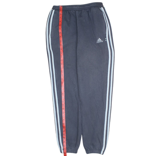 Adidas Men’s Blue Sweatpants S Regular Fit Casual Sportswear