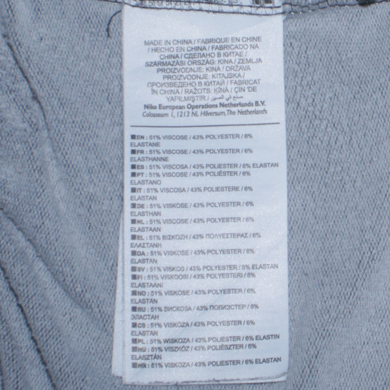 Nike Men’s Blue Dri-Fit Sweatpants XL Tapered Fit Joggers