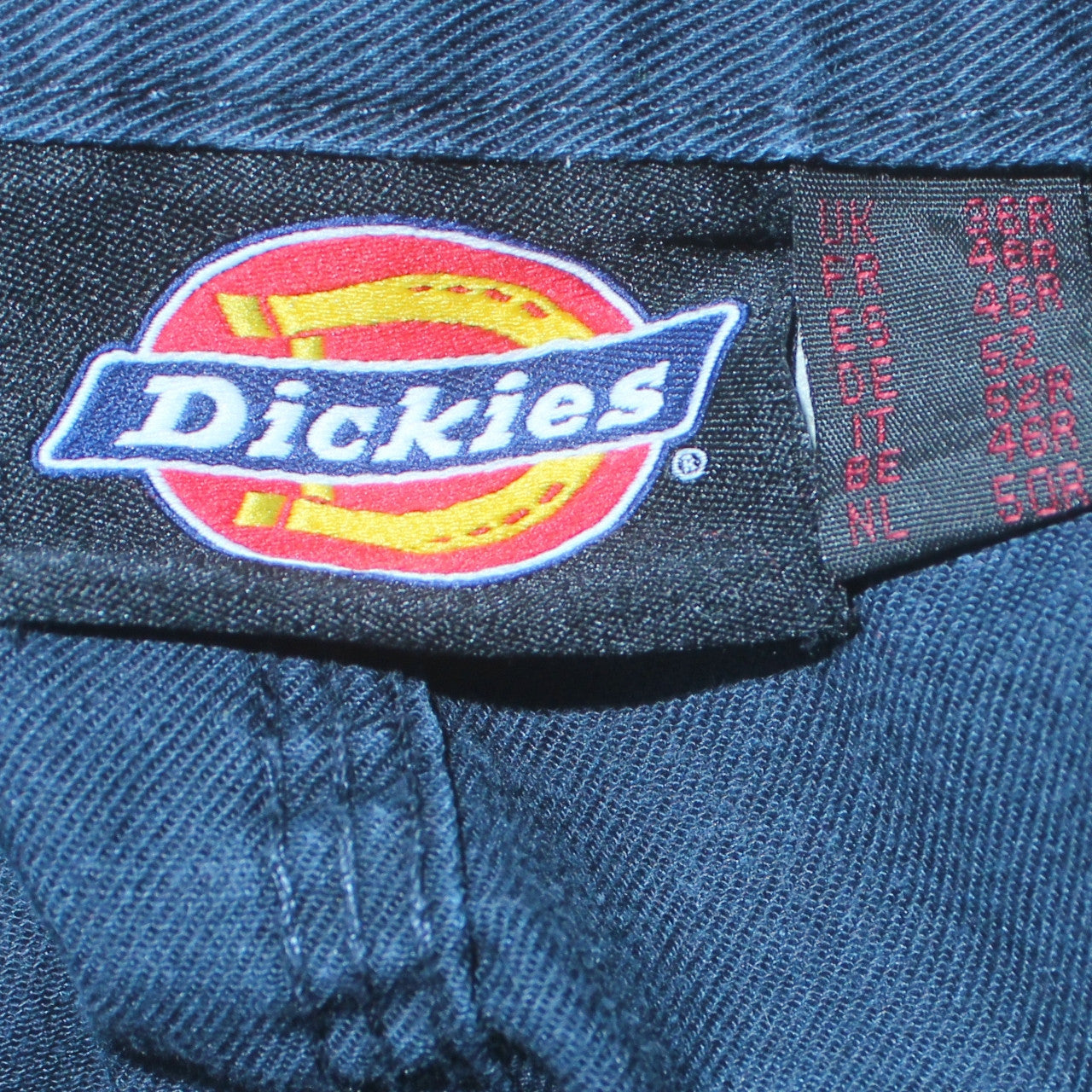 Dickies Mens Blue Cargo Work Trousers 38R Straight Leg