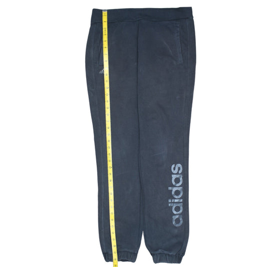 Womens UK Size S adidas Regular Fit Jogger Black Trousers