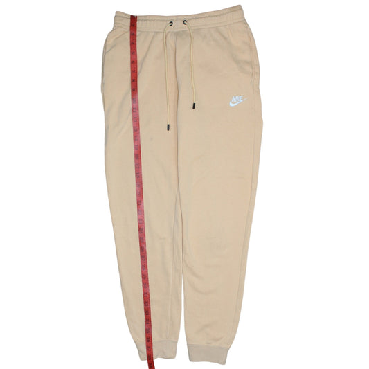 Nike Women’s Beige Jogger Sweatpants Small Regular Fit Logo