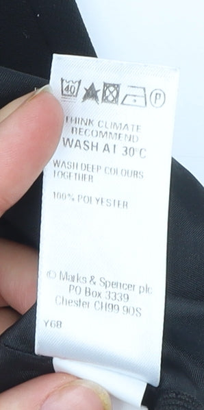 Marks and Spencer Women’s Black Size 14 Knee Length Pencil Skirt