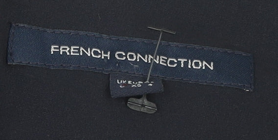 French Connection Women’s Black Red Bodycon Dress XS V-Neck Party