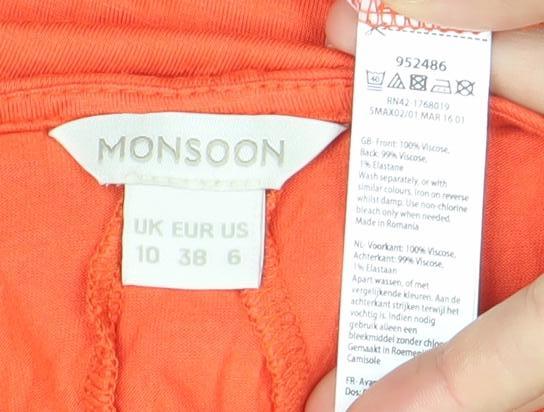 Womens UK Size 10 Monsoon Multicoloured Camisole Tank