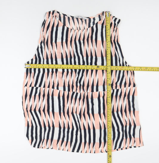 Betty Barclay Womens Multicoloured Geometric Blouse Size 14