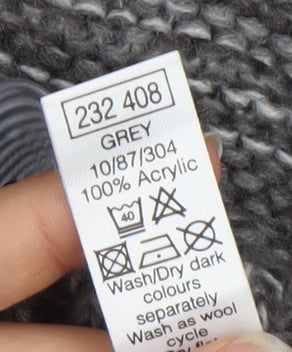 Womens UK Size S M&Co Grey Cardigan Jumper