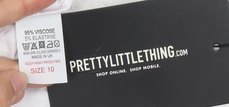 PrettyLittleThing Women’s White One Shoulder Bodysuit Size 10