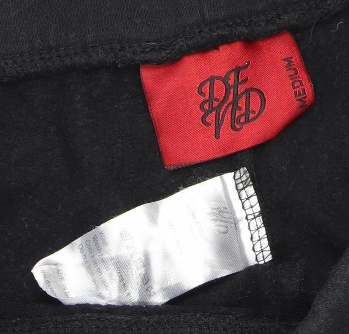 DFND Men’s Black Jogger Trousers Medium Fleece Cotton Blend