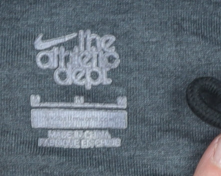 Nike Women’s Black Full Zip Hoodie Sweatshirt Size M Cotton Blend