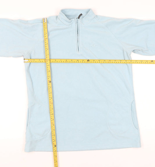 Gelert Women Blue Fleece Sweatshirt Size 18 Pullover 1/4 Zip Outdoor