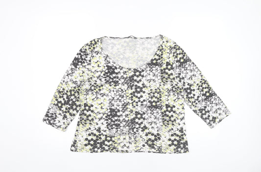Womens UK Size L Minuet Petite Multicoloured Tunic Blouse