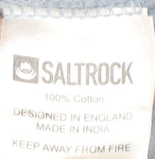 Womens UK Size 12 Saltrock Blue Basic T-Shirt