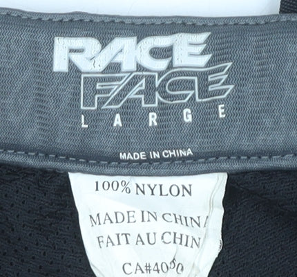 Race Face Men's Black Large Nylon Cargo Sports Trousers