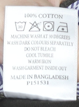 Samuel Windsor Men's Brown Chino Trousers 40XS Cotton Straight Leg