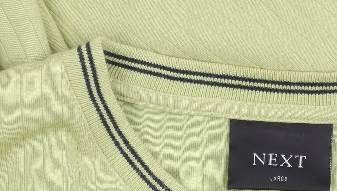 Unisex Adults UK Size L NEXT Green Basic T-Shirt