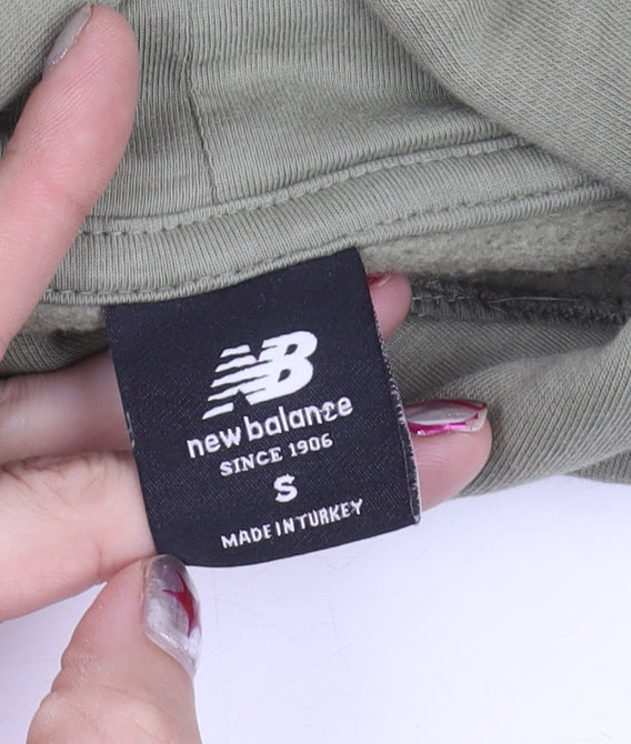 Mens UK Size S New Balance Green Pullover Hoodie