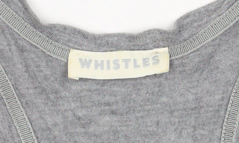 Womens UK Size S Whistles Grey Camisole Tank