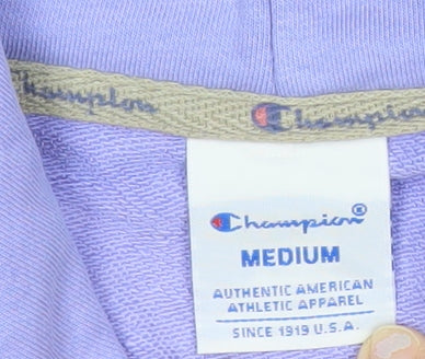 Champion Women’s Purple Tunic Hoodie Dress Size M Long Sleeve