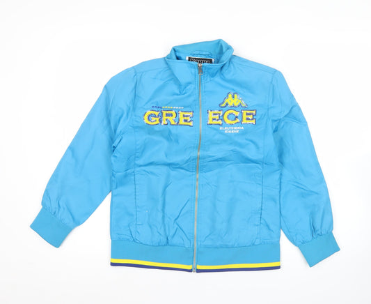 Womens UK Size 12 Kappa Blue Running & JoggingGym & TrainingTrack & Field Jacket