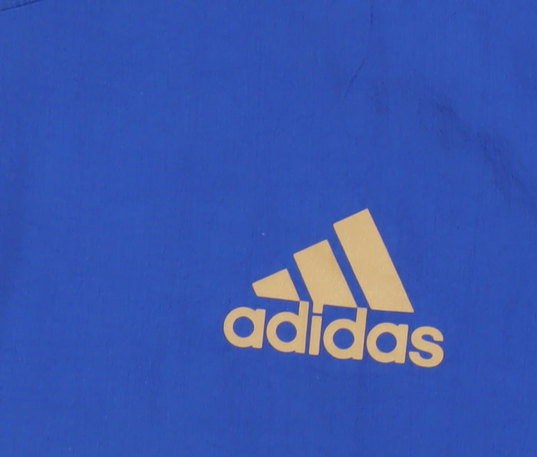 Mens UK Size S adidas Blue Pullover Sweatshirt
