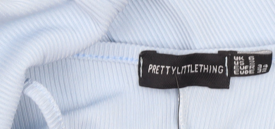 PrettyLittleThing Women’s Blue Wide-Leg Jumpsuit Size 6