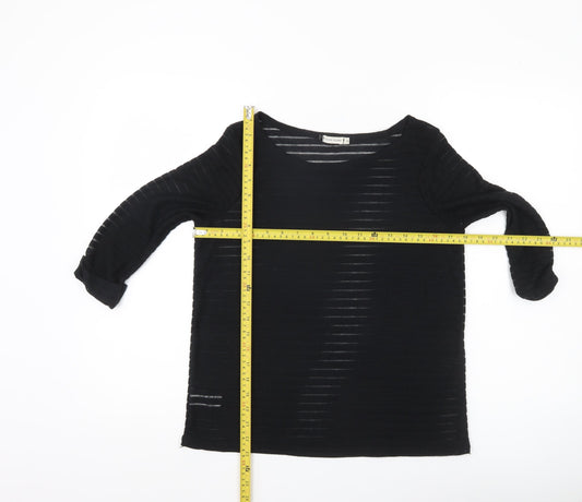 Womens UK Size 8 River Island Black Pullover Jumper