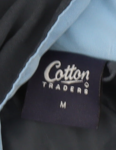 Mens UK Size M Cotton Traders Blue Basic Jacket