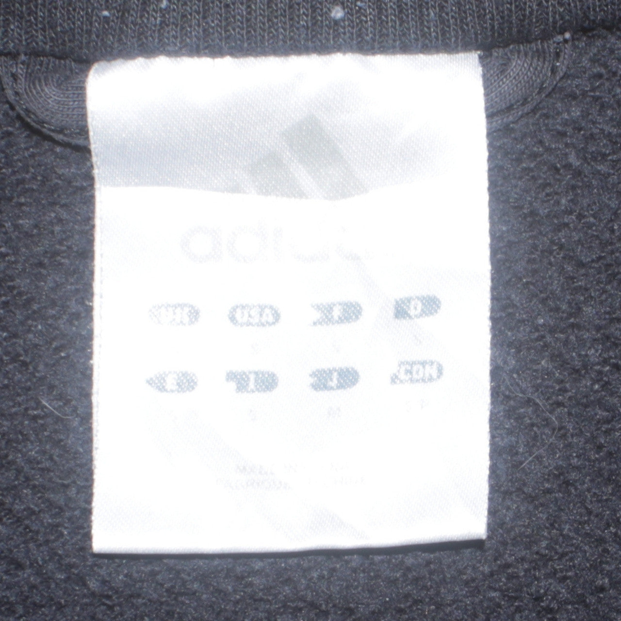 Mens UK Size M adidas Black Full Zip Sweatshirt
