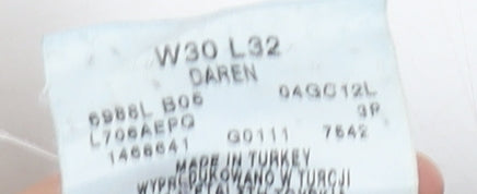 Lee Mens Blue Straight Leg Daren Jeans W30 L32 Regular Fit