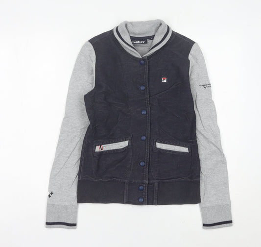 Womens UK Size 8 FILA Multicoloured Varsity Jacket