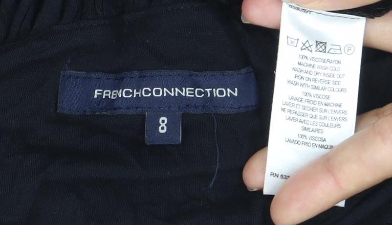 French Connection Women’s Black Size 8 Halter Slip Midi Dress