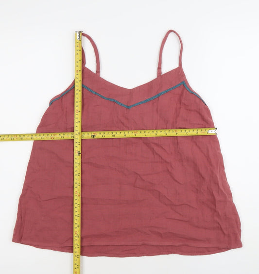 Womens UK Size 8 FatFace Pink Camisole Tank