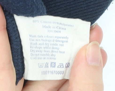 Womens UK Size 8 Jack Wills Blue Pullover Hoodie