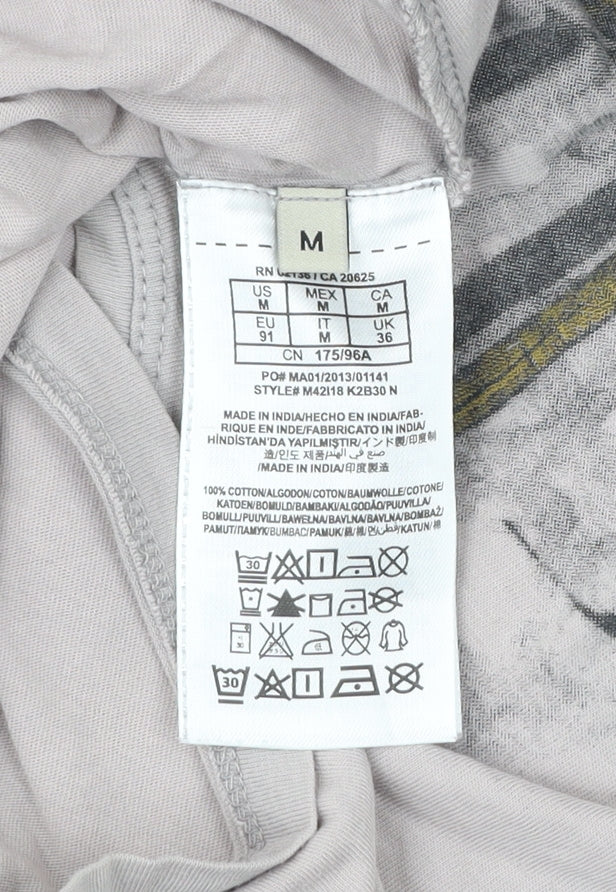 Mens UK Size M GUESS Beige T-Shirt