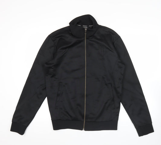 Mens UK Size M Kappa Black FootballGym & TrainingCasualRunning & Jogging Jacket