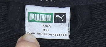 Puma Unisex Black XL Track Jacket Full Zip Fleece Sportswear