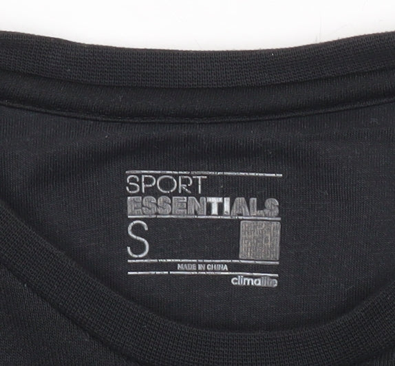 Mens UK Size S adidas Black Pullover Sweatshirt