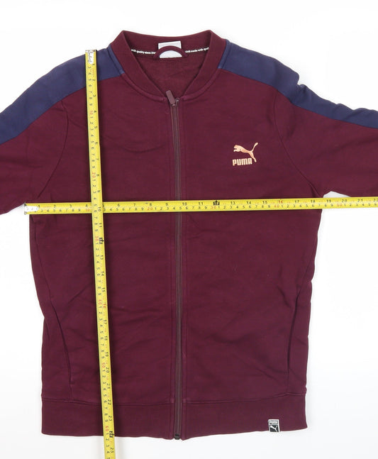 Puma Men's Red XL Track Jacket Full Zip Sportswear