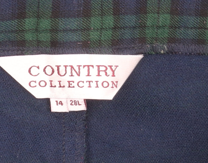 Unisex Adultss UK Size L Country Collection Classic Fit Casual Green Trousers