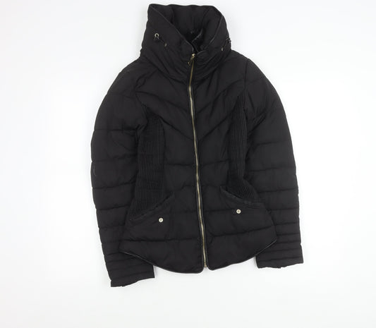 Womens UK Size 6 Atmosphere Black Puffer Jacket