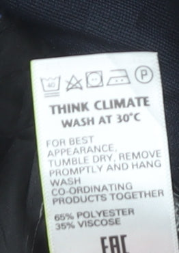 Marks and Spencer Men's Navy Blue 34x33 Slim Fit Dress Pants Trousers