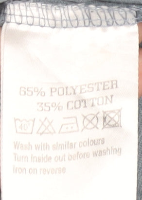 Lee Cooper Men’s Blue Short Sleeve Polo Shirt Size M Regular Fit