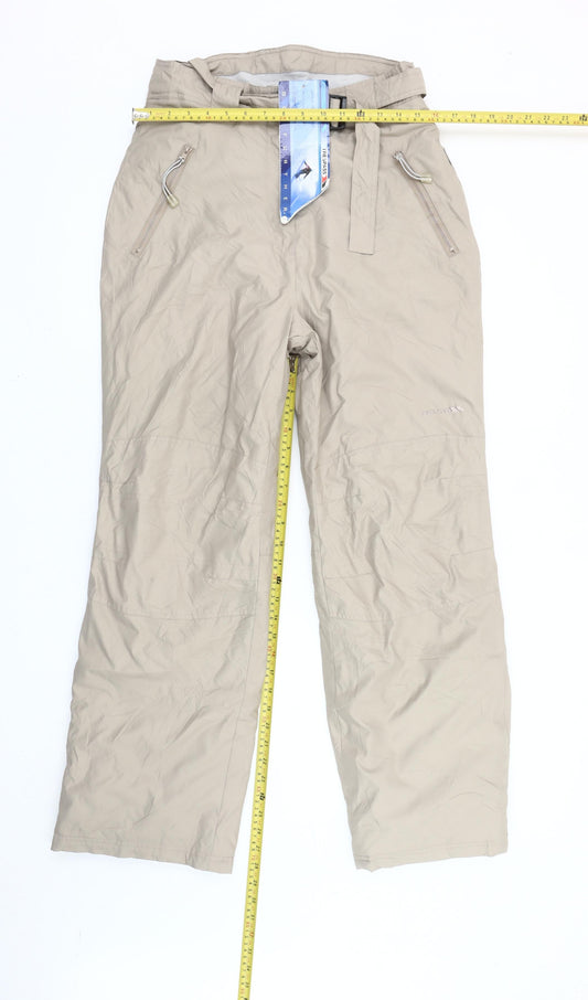 Trespass Womens Beige Snow Pants M Regular Waterproof Insulated