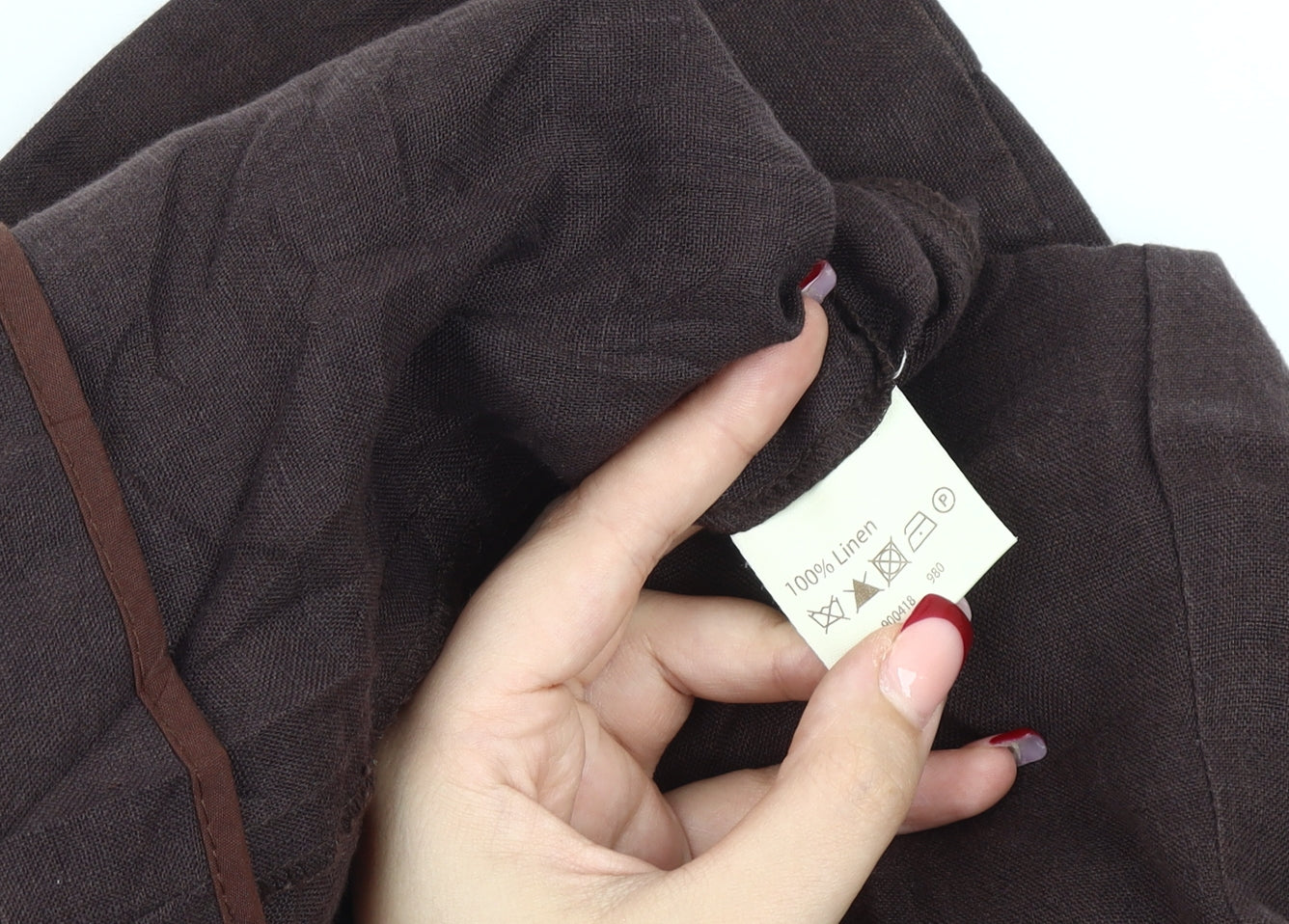 Phase Eight Women’s Brown Linen Suit Jacket Size 14 Three-Button